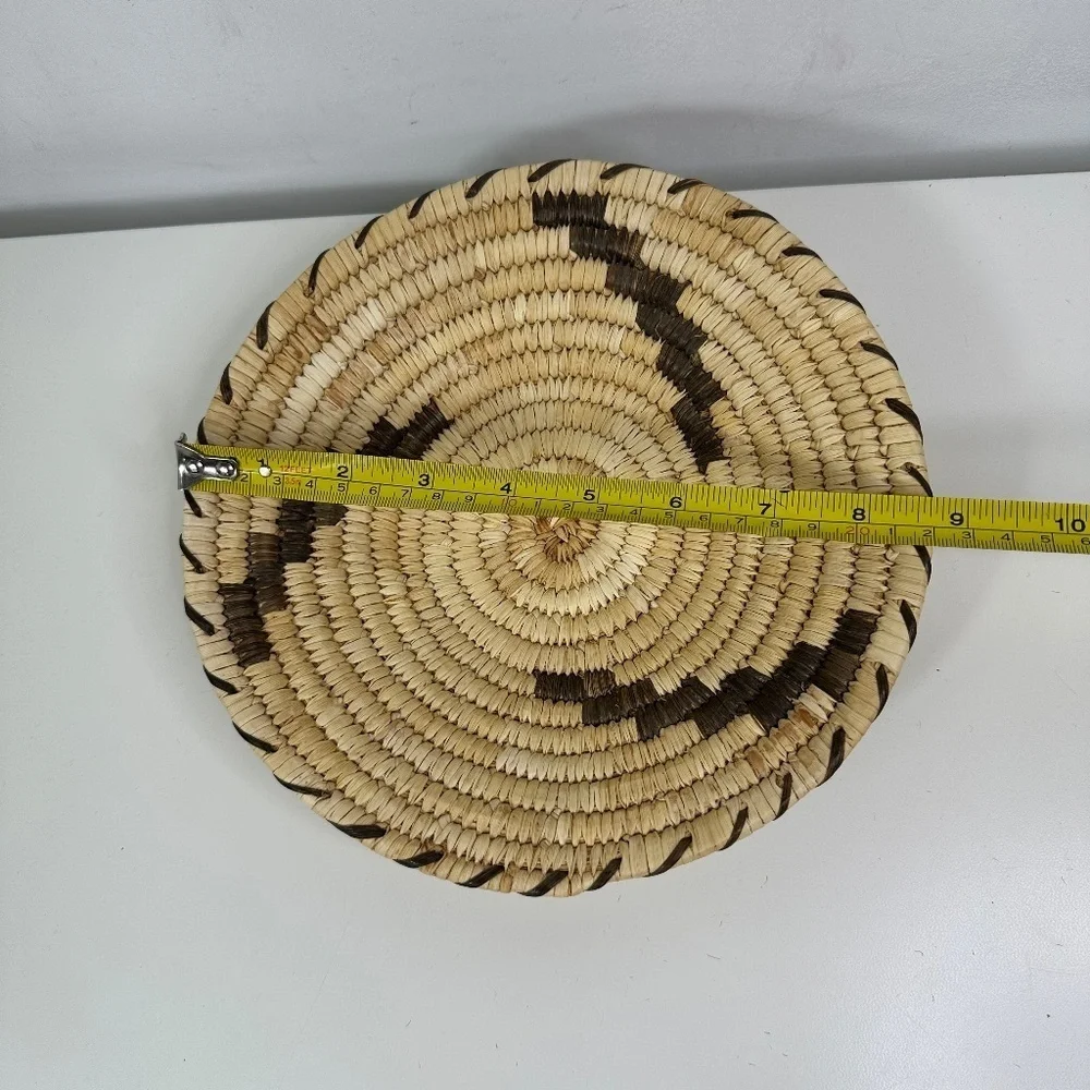 Vintage Tohono O'odham Basket Papago Plate Native Woven Arizona SW 9
